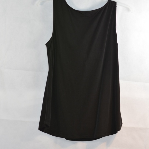 Kenneth Cole Black tank style with brass rings SZ XL - Picture 4 of 4